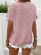 Amira™ - Floral Button-Up Blouse