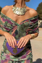 Emelia™ Elegant V-Neck Maxi Dress