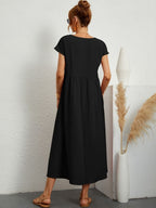 Cassandra™ Elegant Round Neck Dress