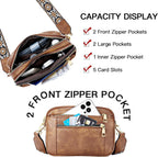 Selena™ Refined Leather Shoulder Bag